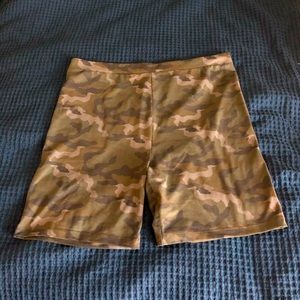 Camo bike shorts